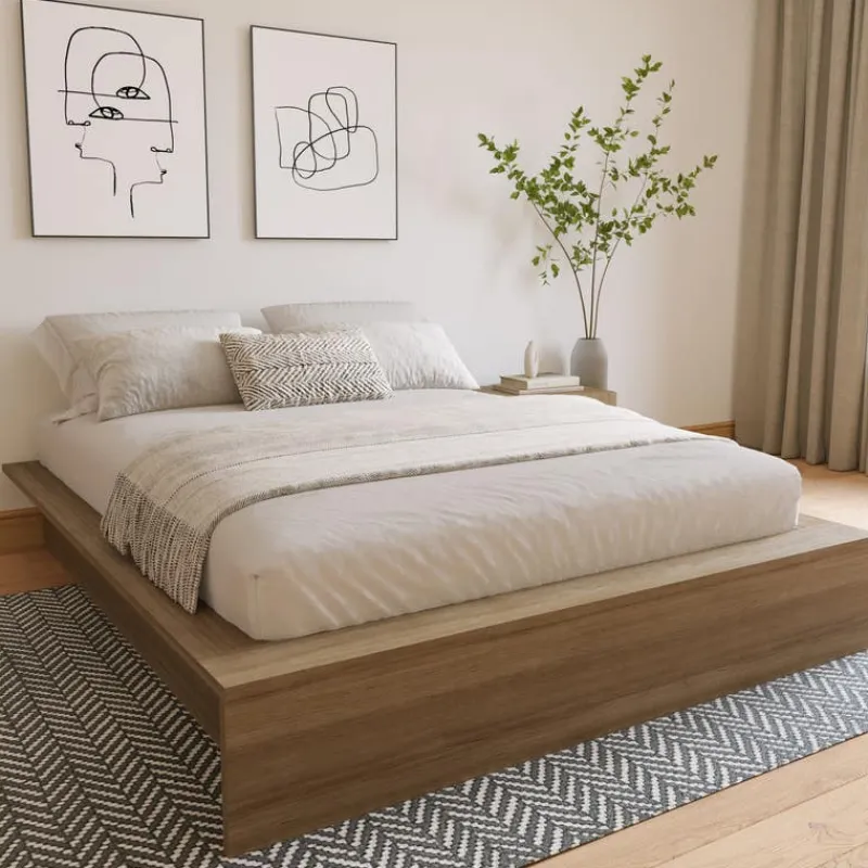 Nexera Queen Platform Bed (60") -
