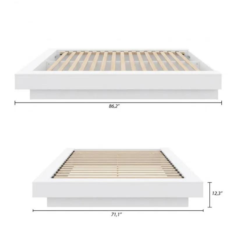 Nexera Queen Platform Bed (60") -