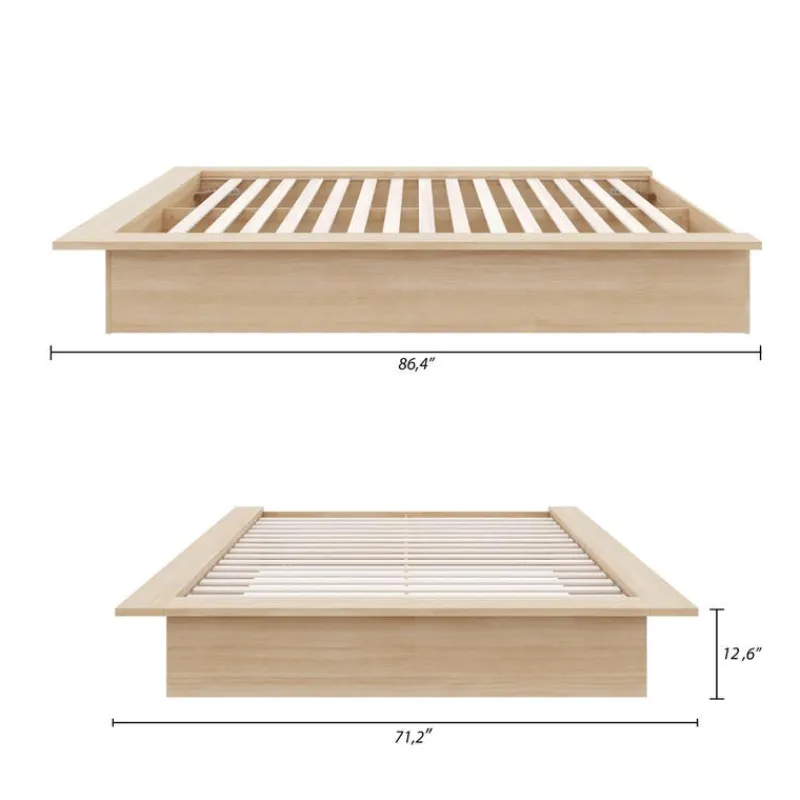 Nexera Queen Platform Bed (60") -