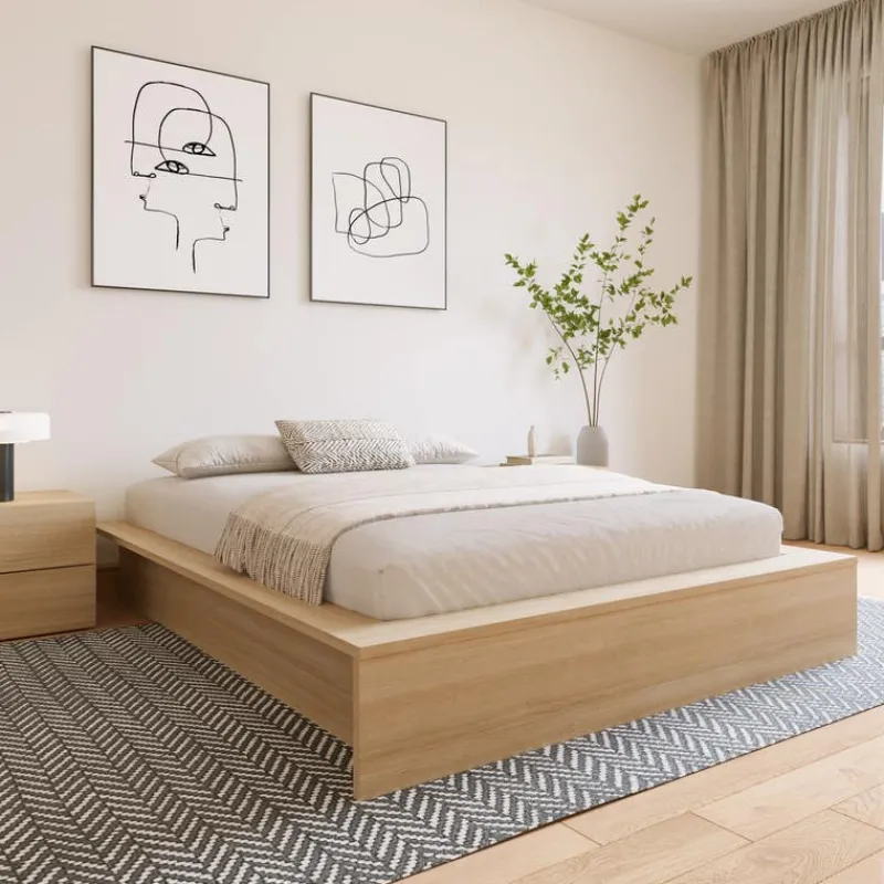 Nexera Queen Platform Bed (60") -