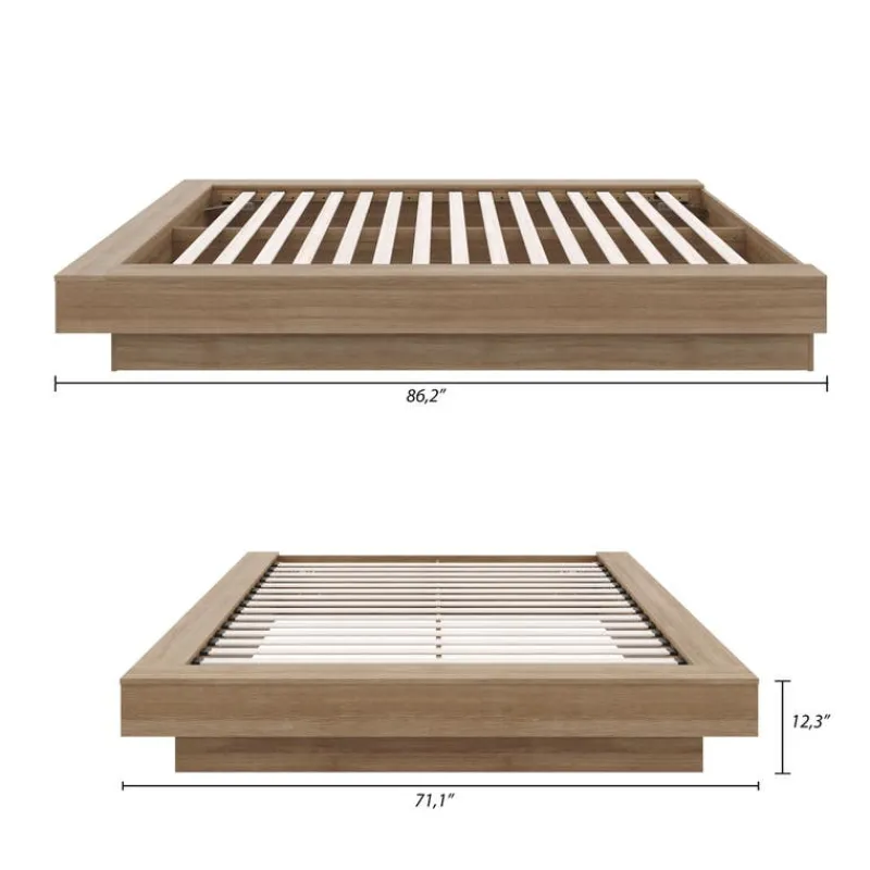 Nexera Queen Platform Bed (60") -