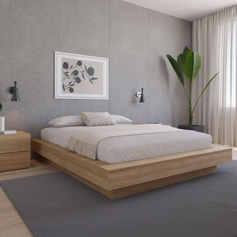 Nexera Queen Platform Bed (60") -