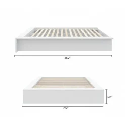 Nexera Queen Platform Bed (60") -