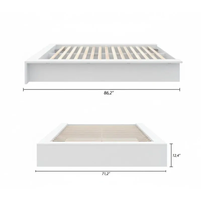 Nexera Queen Platform Bed (60") -