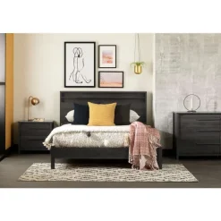 Meubles South Shore Queen Platform Bed (60'') - South Shore