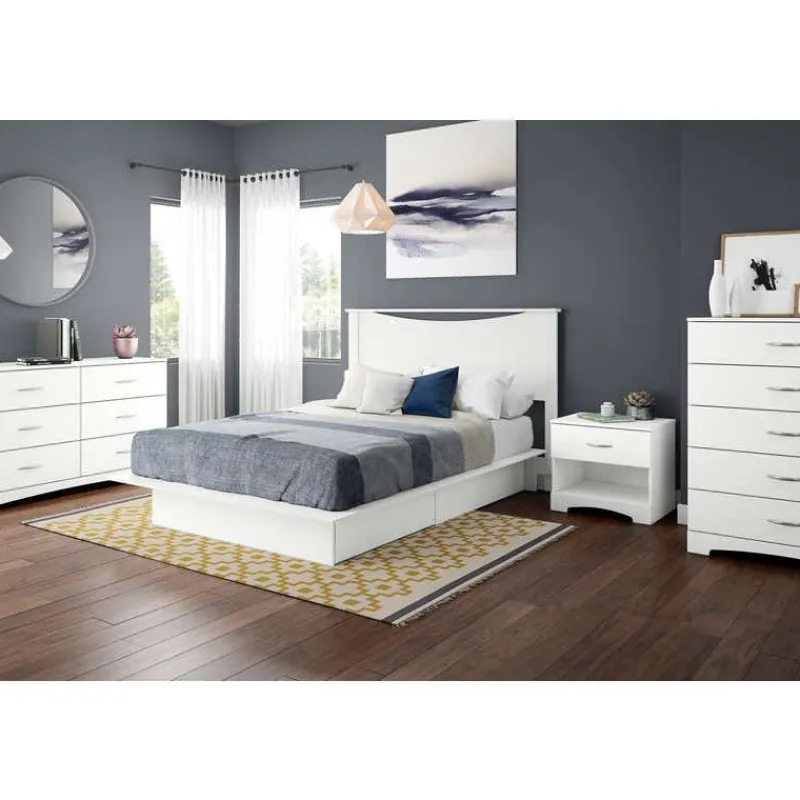 Meubles South Shore Queen Platform Bed (60'') - South Shore