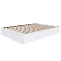 Nexera Queen Platform Bed with 3-Drawer Storage (60