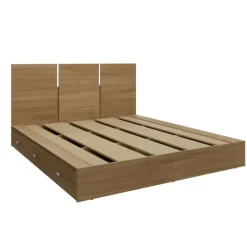 SUA-V Queen Platform Bed with Headboard (60