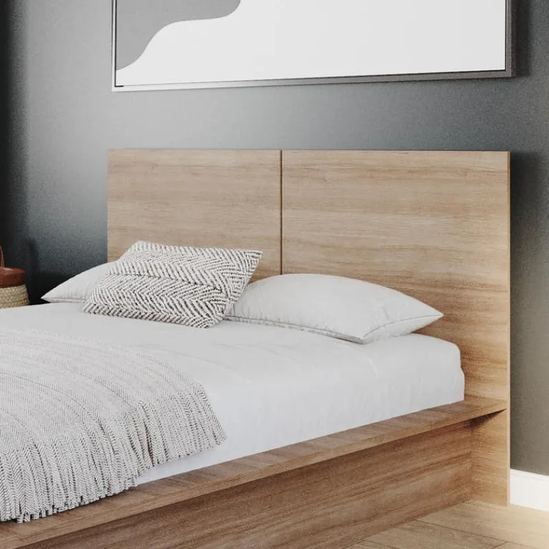 Nexera Queen Platform Bed with Headboard (60") -