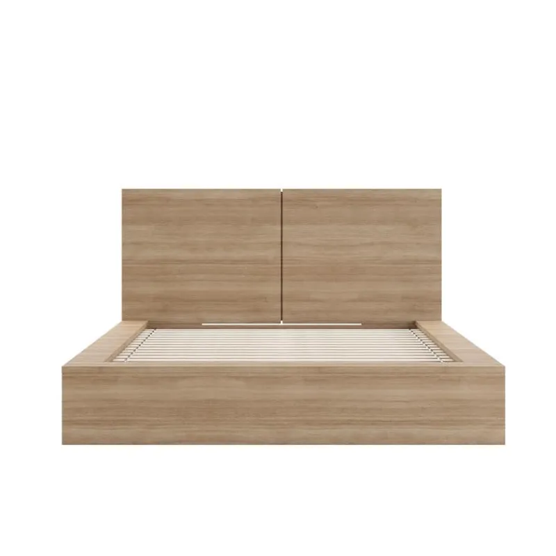 Nexera Queen Platform Bed with Headboard (60") -