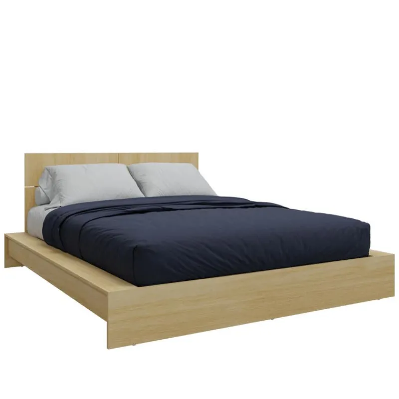 SUA-V Queen Platform Bed with Headboard (60")