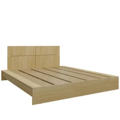 SUA-V Queen Platform Bed with Headboard (60