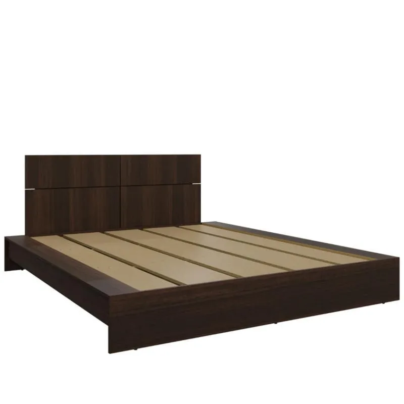 SUA-V Queen Platform Bed with Headboard (60")