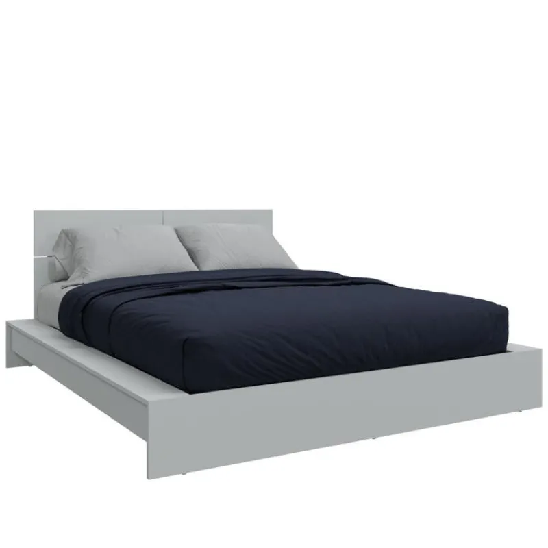 SUA-V Queen Platform Bed with Headboard (60")