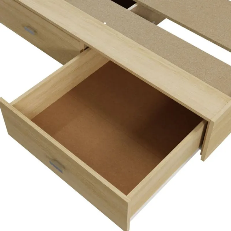SUA-V Queen Platform Bed with Headboard (60")
