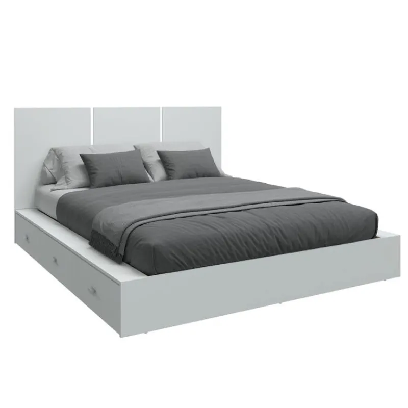 SUA-V Queen Platform Bed with Headboard (60")