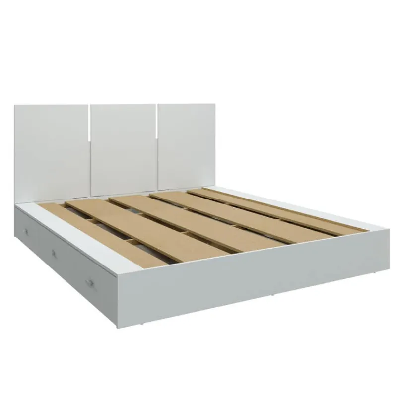 SUA-V Queen Platform Bed with Headboard (60")