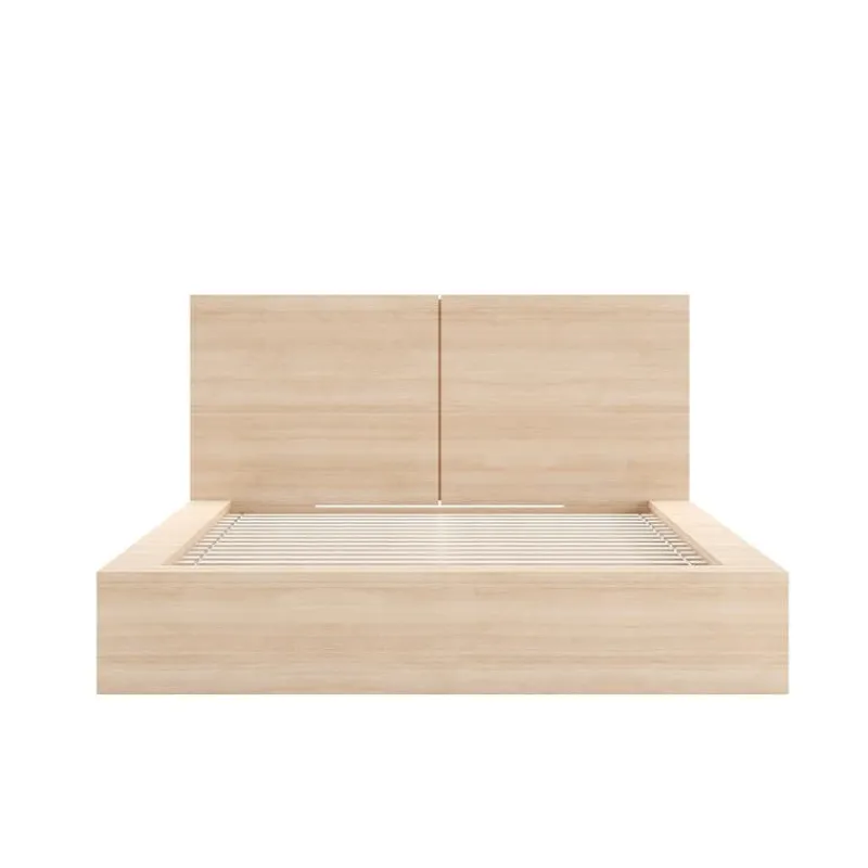 Nexera Queen Platform Bed with Headboard (60") -