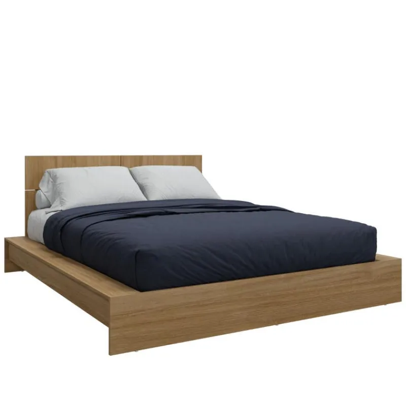 SUA-V Queen Platform Bed with Headboard (60")