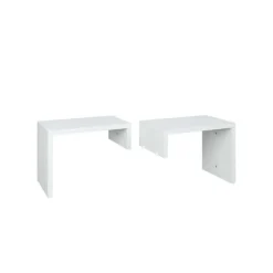 SUA-V Queen Platform Bed with Integrated Bedside Tables (60")