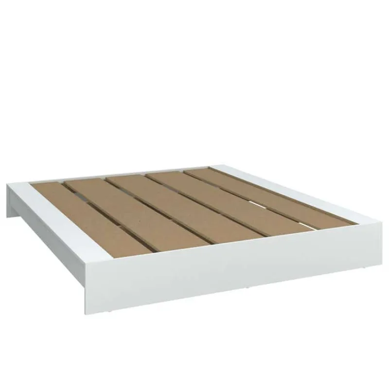 SUA-V Queen Platform Bed with Integrated Bedside Tables (60")