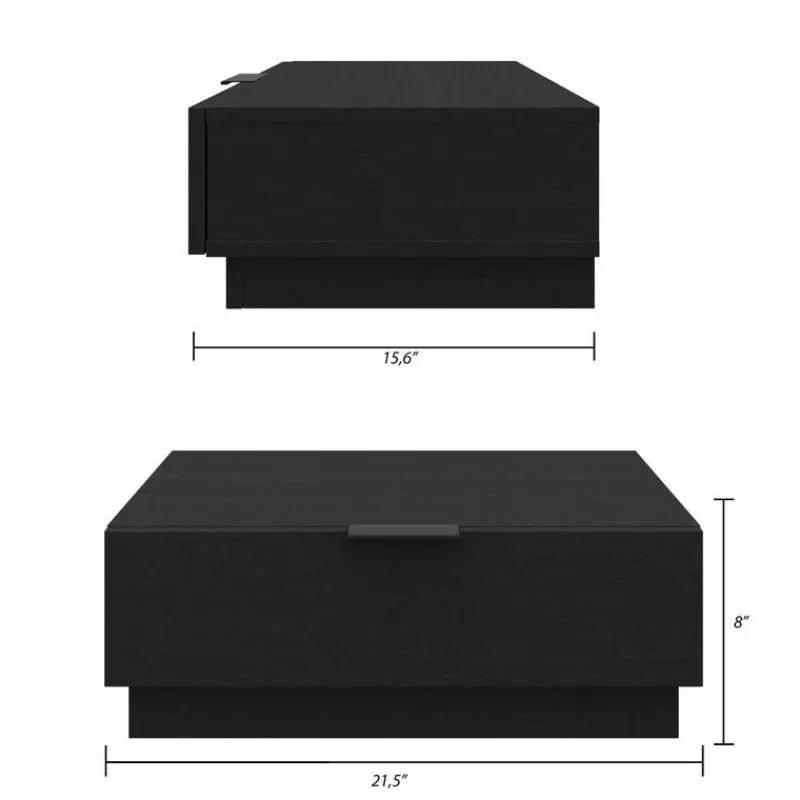 Nexera Queen Platform Bedroom Set (60") - 4 pcs -
