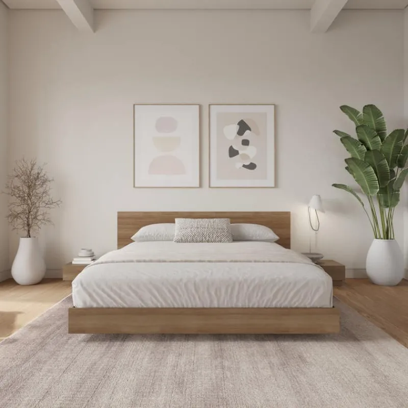 Nexera Queen Platform Bedroom Set (60") - 4 pcs -