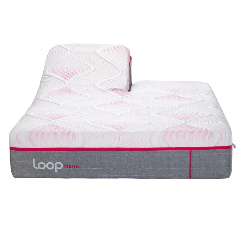 LOOP Queen Plush Split-Head Mattress-in-a-Box with Nano Pocket Coils - 60"