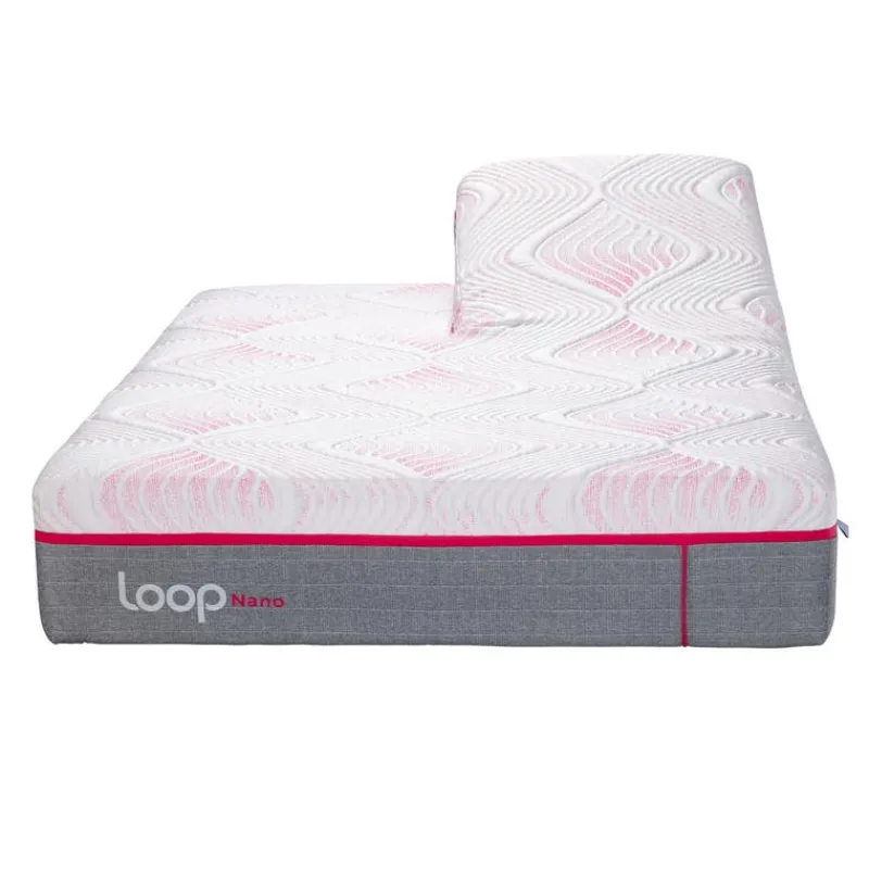 LOOP Queen Plush Split-Head Mattress-in-a-Box with Nano Pocket Coils - 60"