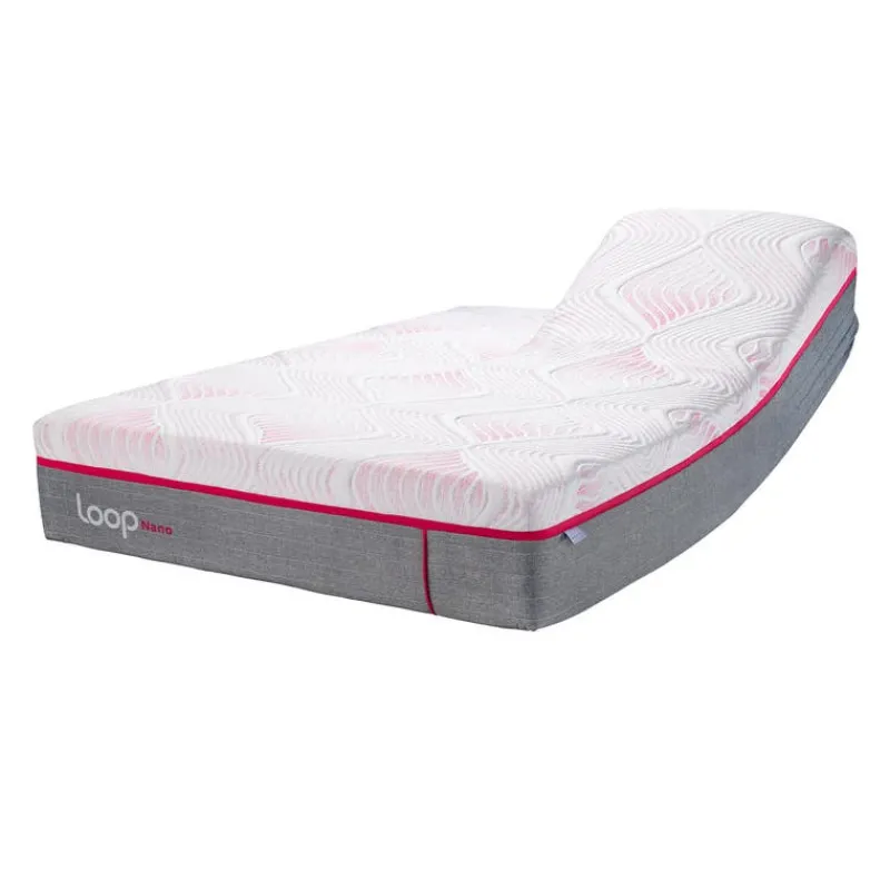 LOOP Queen Plush Split-Head Mattress-in-a-Box with Nano Pocket Coils - 60"