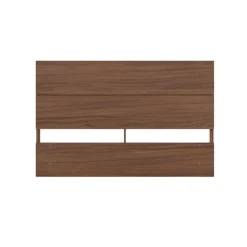 Nexera Queen Size Panel Headboard, Walnut -