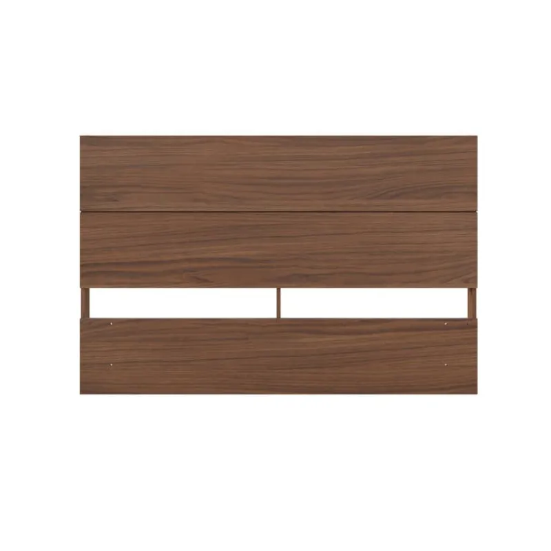 Nexera Queen Size Panel Headboard, Walnut -