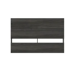 Nexera Queen Size Panel Headboard, Bark -