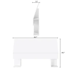 Nexera Queen Size Panel Headboard, -