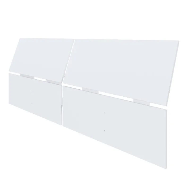 Nexera Queen Size Panoramic Panel Headboard, -