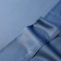 Queen Split-Head Bamboo Rayon Bed Sheet Set - Blue