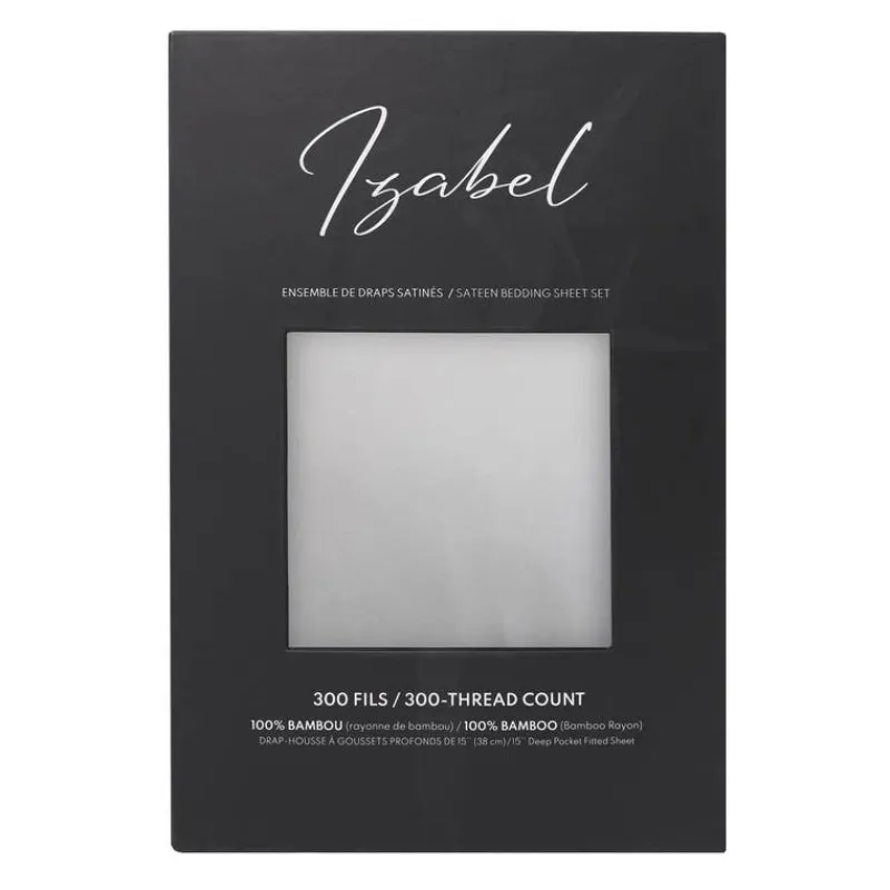 Queen Split-Head Bamboo Rayon Bed Sheet Set -