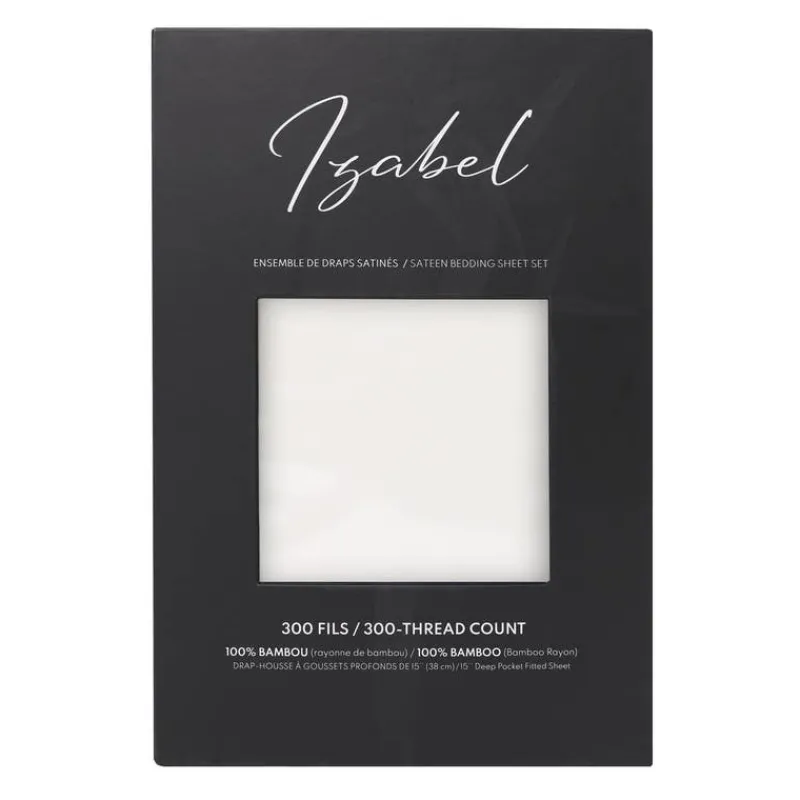 Queen Split-Head Bamboo Rayon Bed Sheet Set -