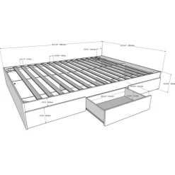 Nexera Queen Storage Bed Set (60") - 3 pcs -
