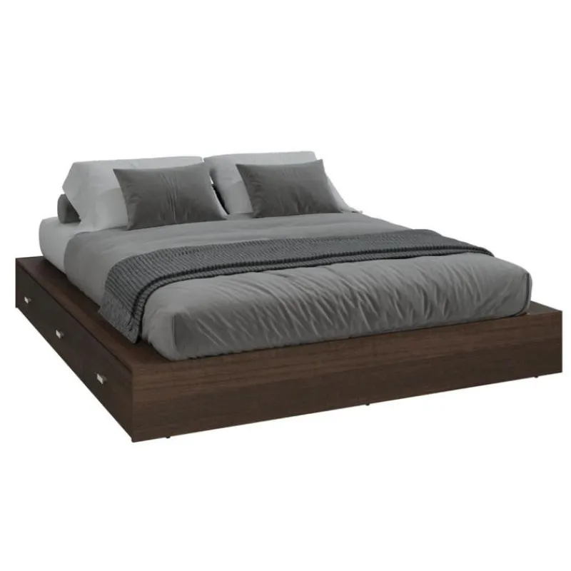 SUA-V Queen Storage Bedroom Set with 6-Drawer Storage (60") - 4 pcs
