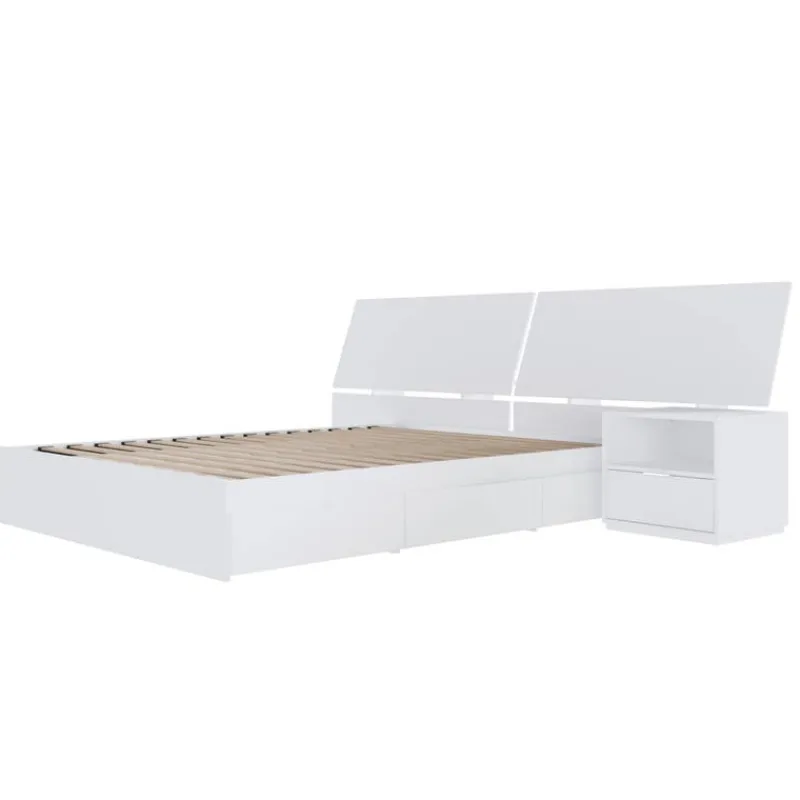 Nexera Queen Storage Bedroom Set (60") - 3 pcs -