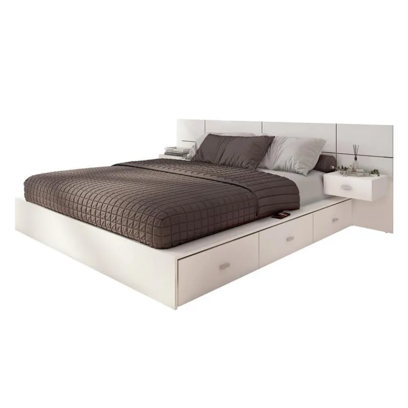 SUA-V Queen Storage Bedroom Set with 6-Drawer Storage (60") - 4 pcs
