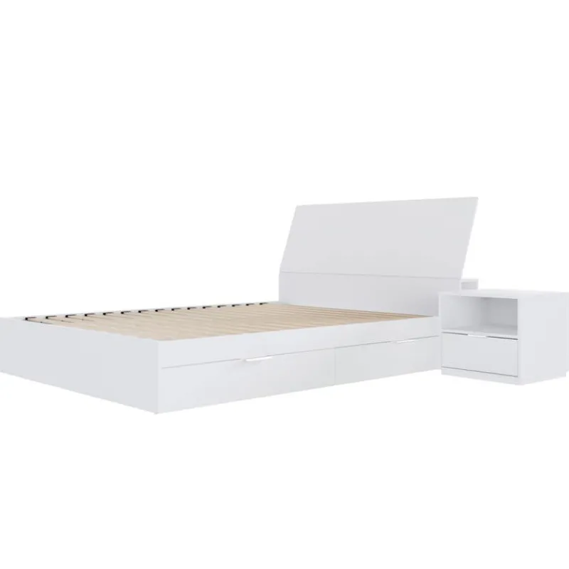 Nexera Queen Storage Bedroom Set (60") - 3 pcs -