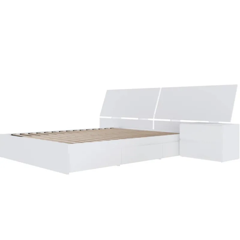 Nexera Queen Storage Bedroom Set (60") - 3 pcs -