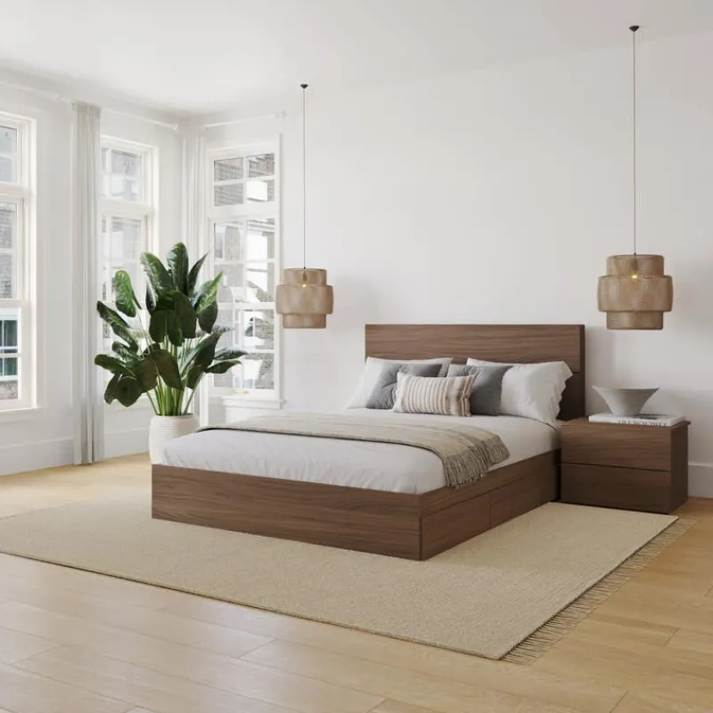 Nexera Queen Storage Bedroom Set (60") - 3 pcs -