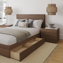 Nexera Queen Storage Bedroom Set (60") - 4 pcs -