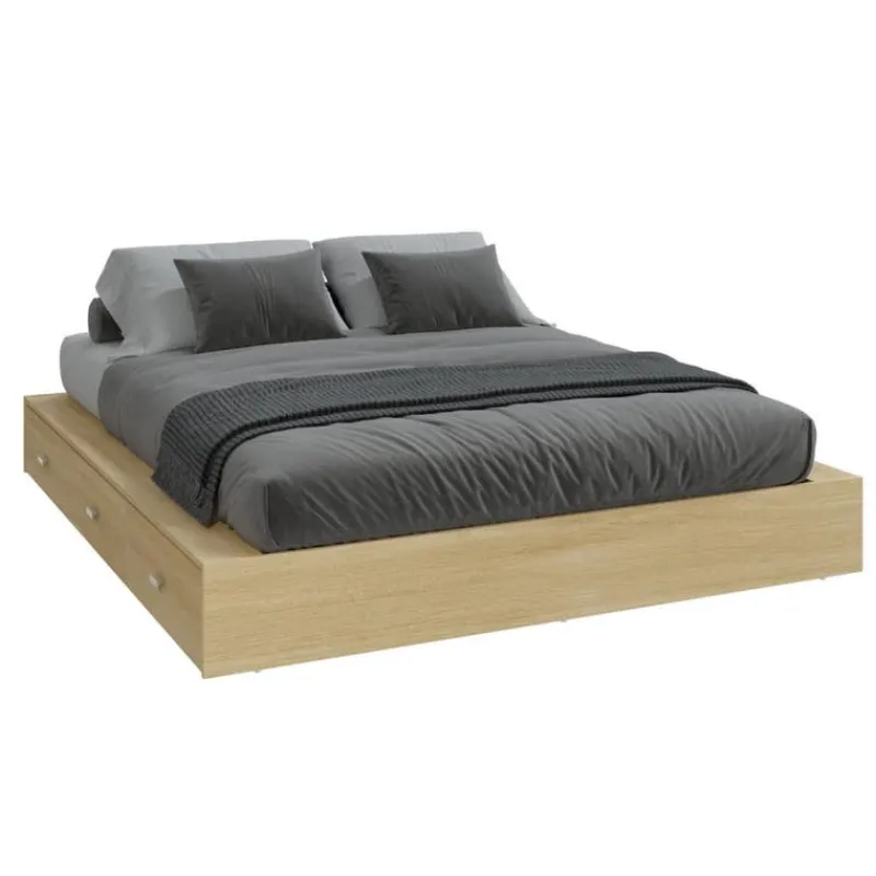 SUA-V Queen Storage Bedroom Set with 6-Drawer Storage (60") - 4 pcs