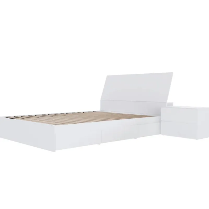 Nexera Queen Storage Bedroom Set (60") - 3 pcs -