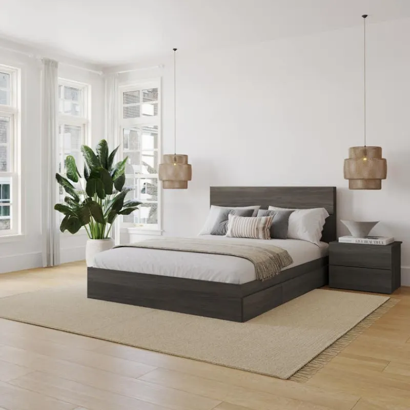 Nexera Queen Storage Bedroom Set (60") - 3 pcs -