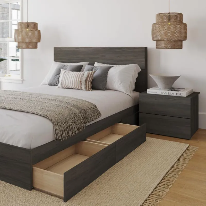 Nexera Queen Storage Bedroom Set (60") - 3 pcs -